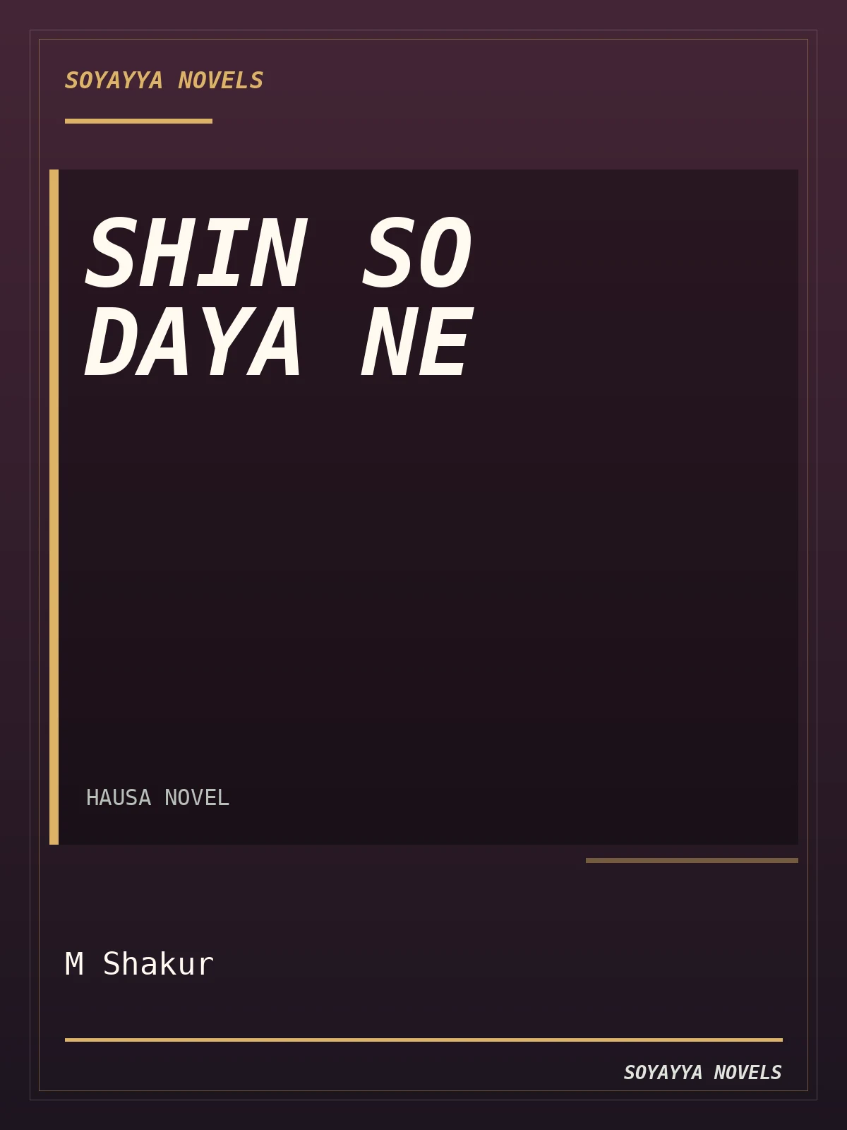 Shin So Daya Ne cover